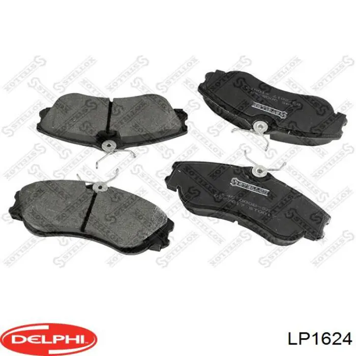 Передние тормозные колодки LP1624 Delphi