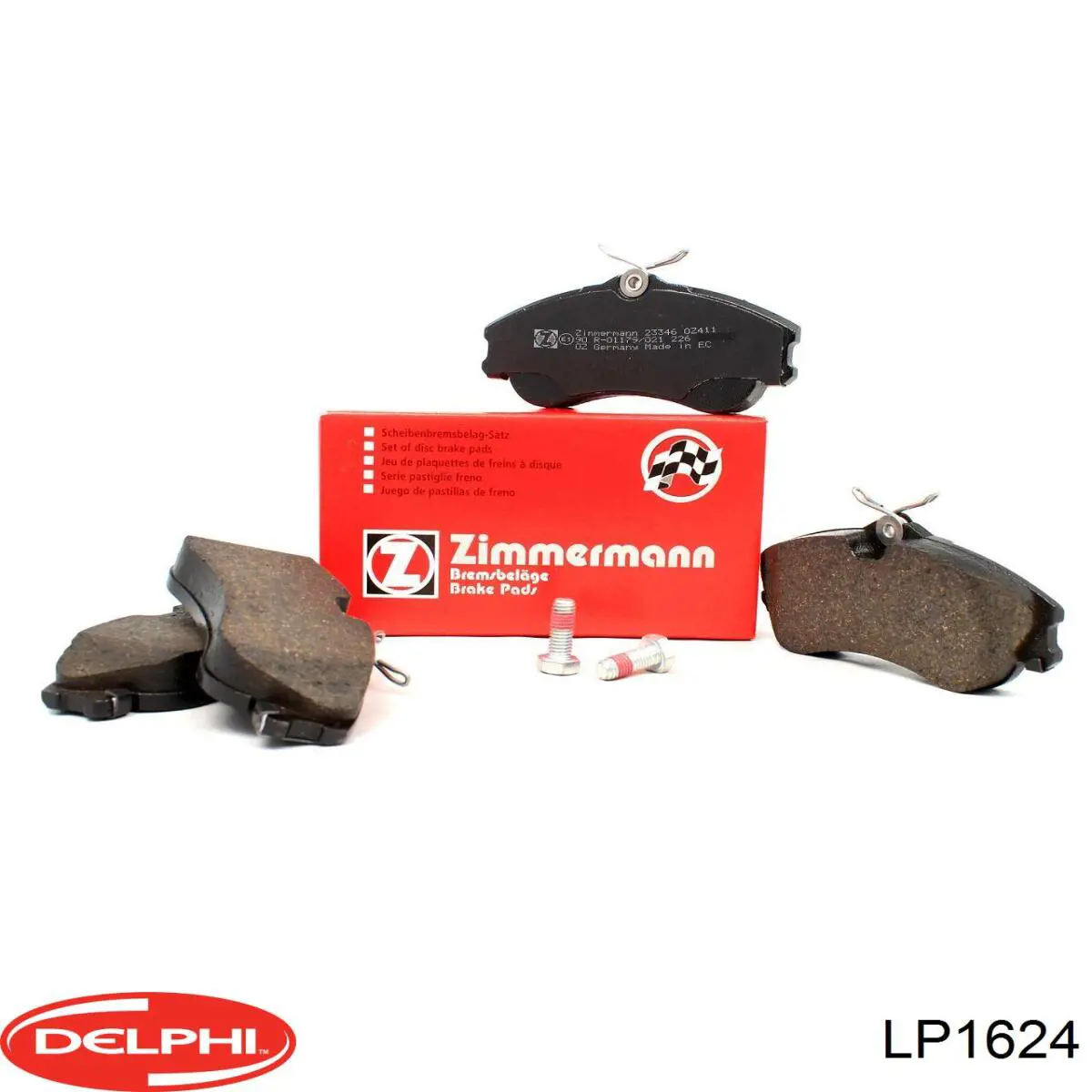 Купить LP1624 Delphi Колодки тормозные