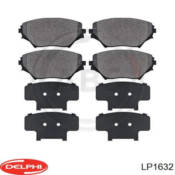 Купить LP1632 Delphi Колодки тормозные