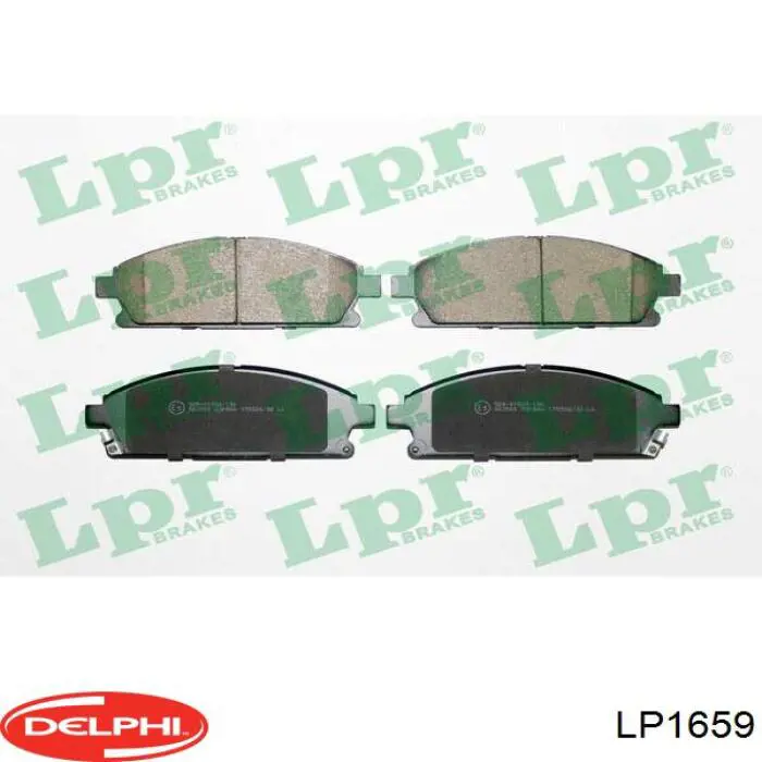 Колодки Delphi LP1659 цена, от 27.69 USD