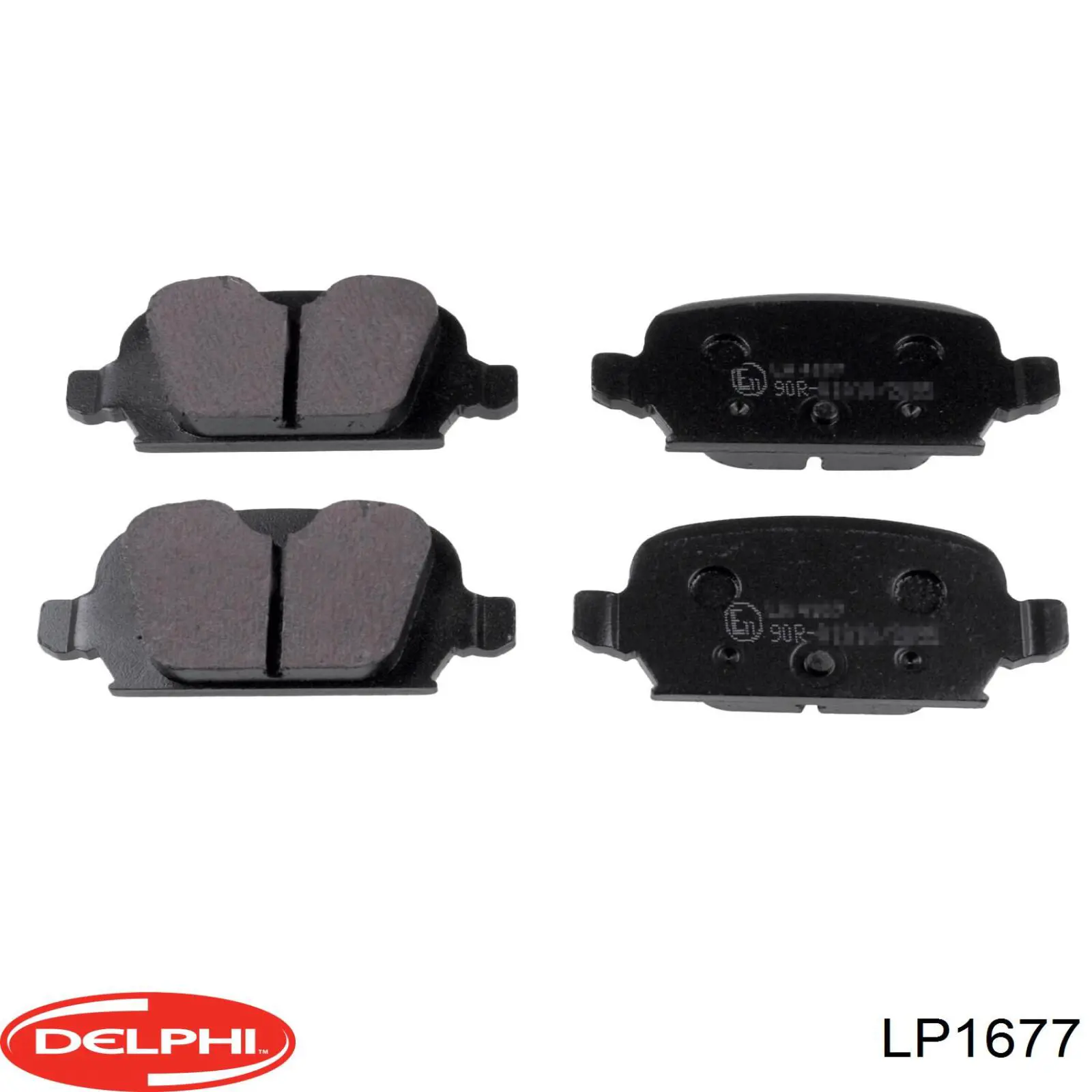 Колодки дисковые  Delphi LP1677 цена, от 15.89 USD