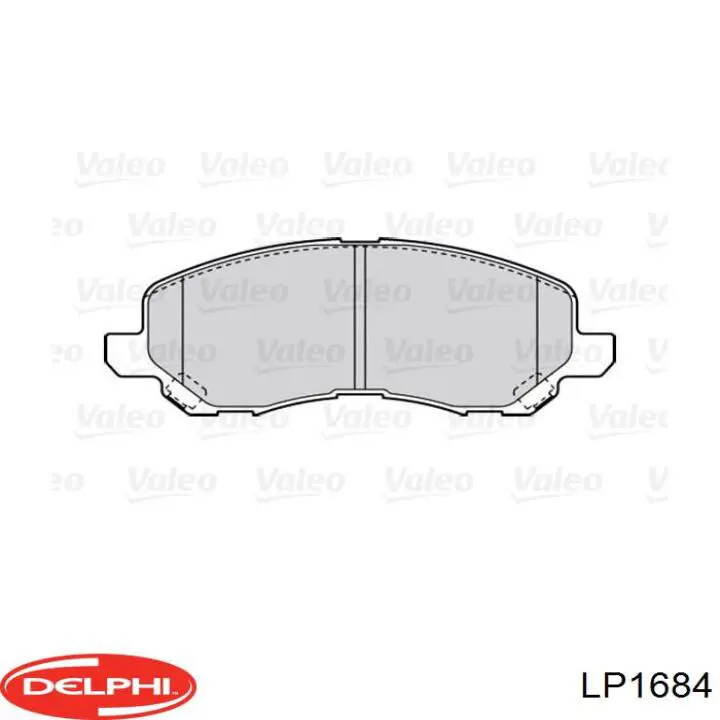 Тормозные колодки Delphi LP1684