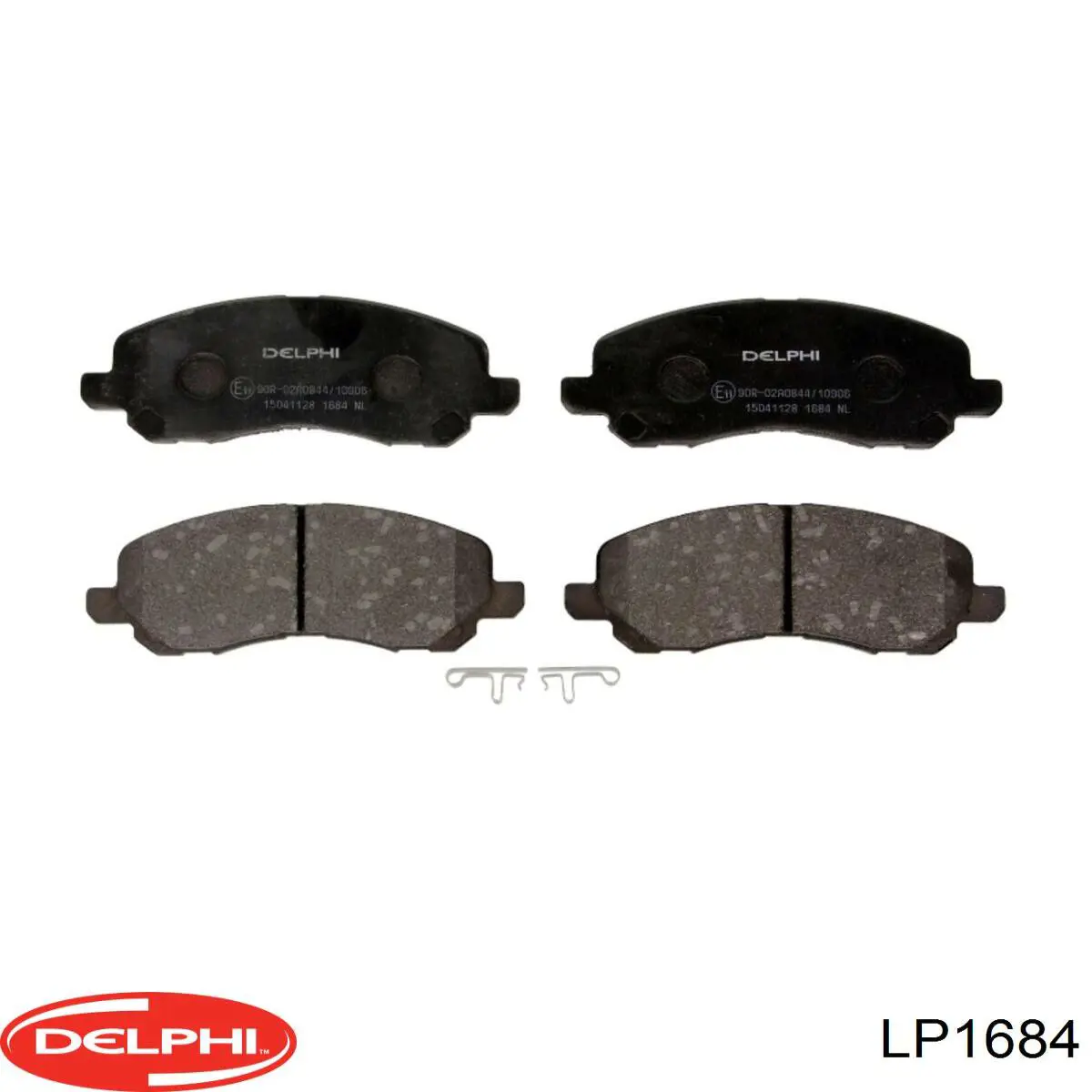 LP1684 Delphi колодки тормозные передние дисковые