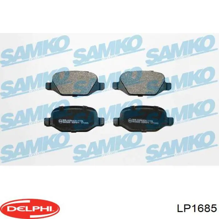 Колодки дисковые  Delphi LP1685 цена, от 24.09 USD