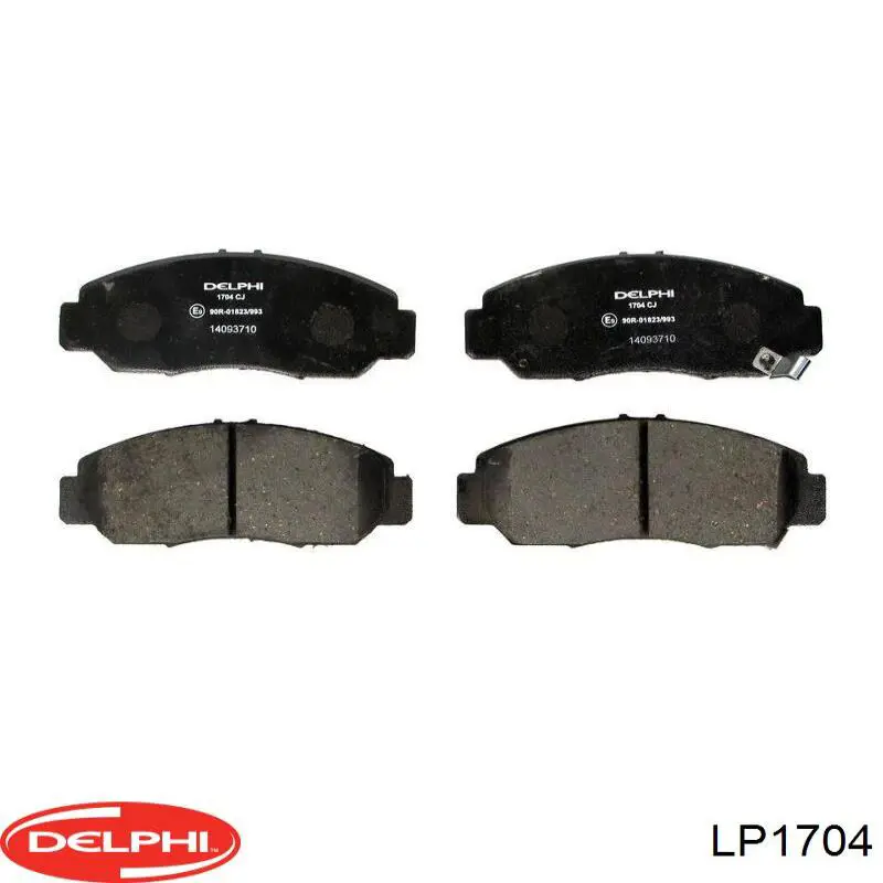 LP1704 Delphi Колодки передние