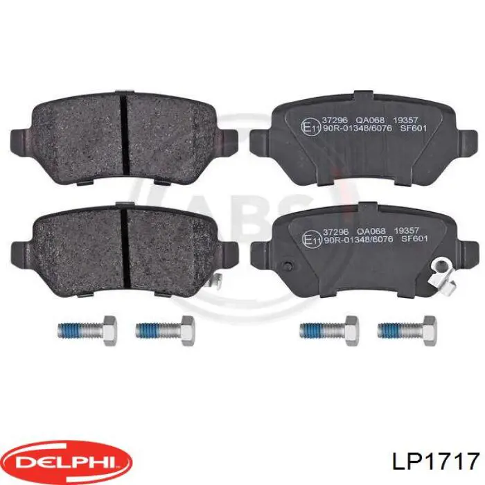 Задние дисковые колодки Delphi LP1717
