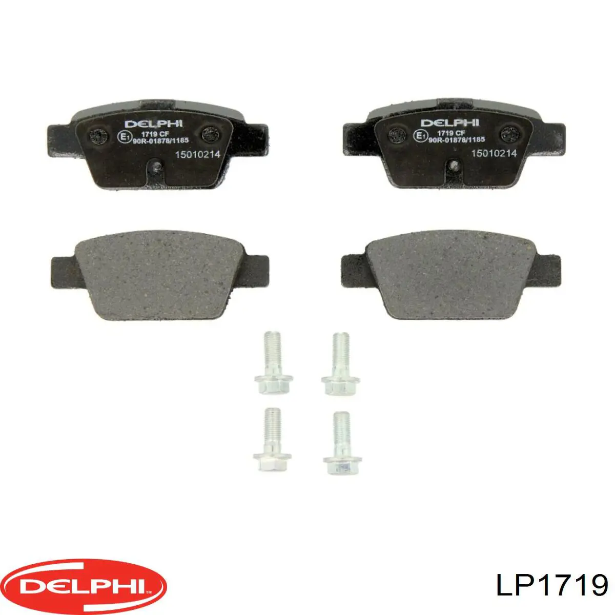 LP1719 Delphi колодки тормозные задние дисковые