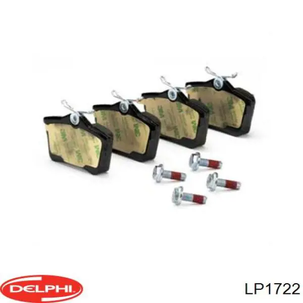 Купить LP1722 Delphi Колодки тормозные