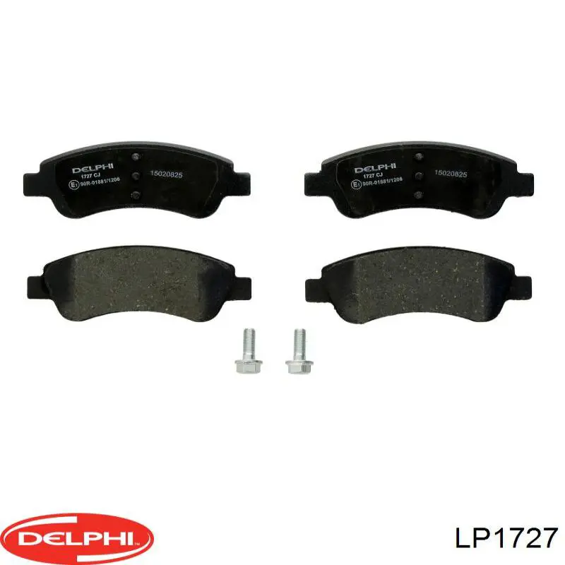 Колодки Delphi LP1727 цена, от 20.95 USD