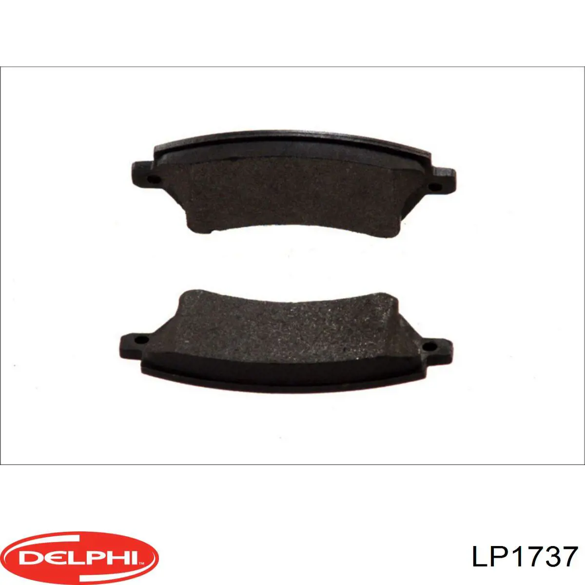 LP1737 Delphi колодки тормозные передние дисковые