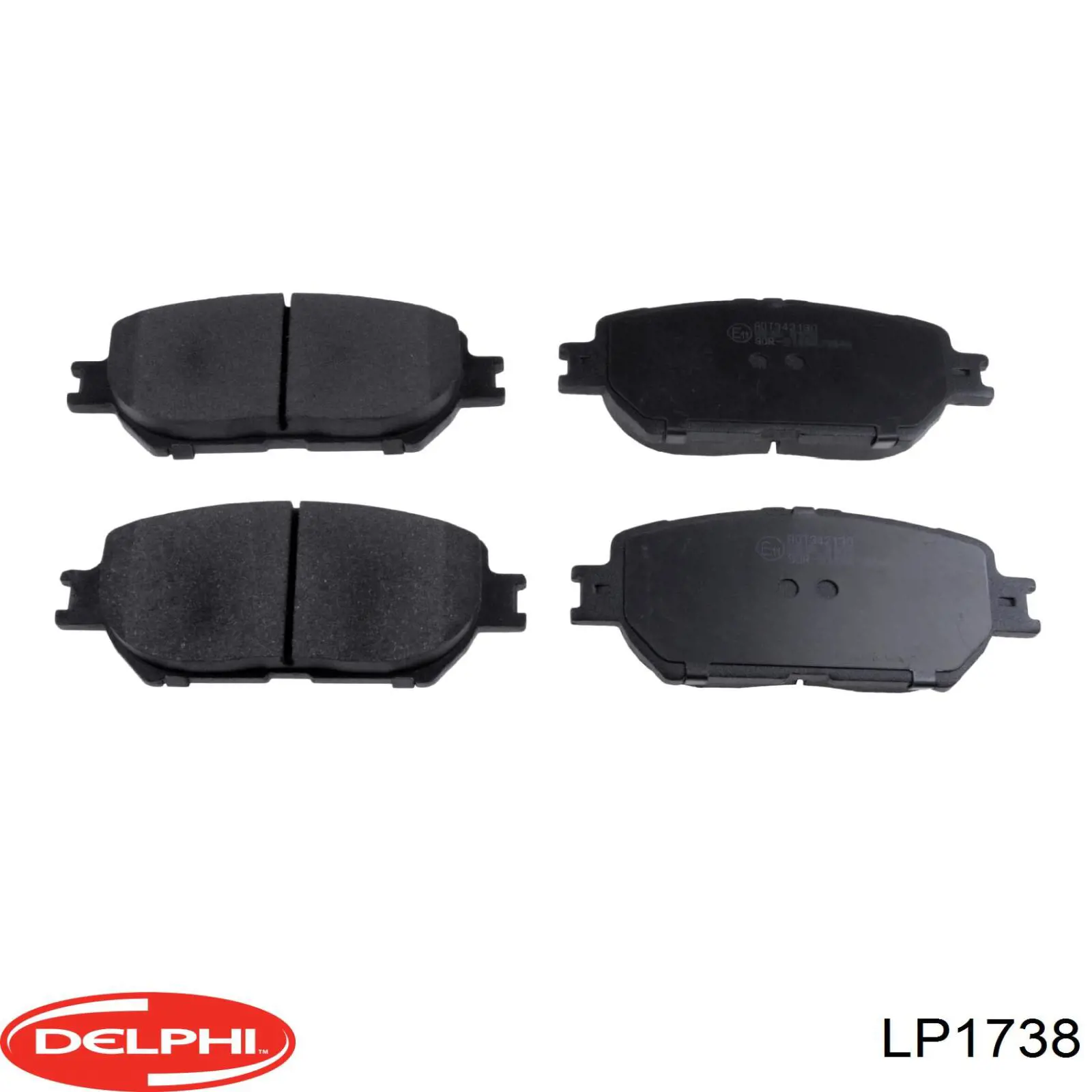 Колодки Delphi LP1738 цена, от 19.16 USD