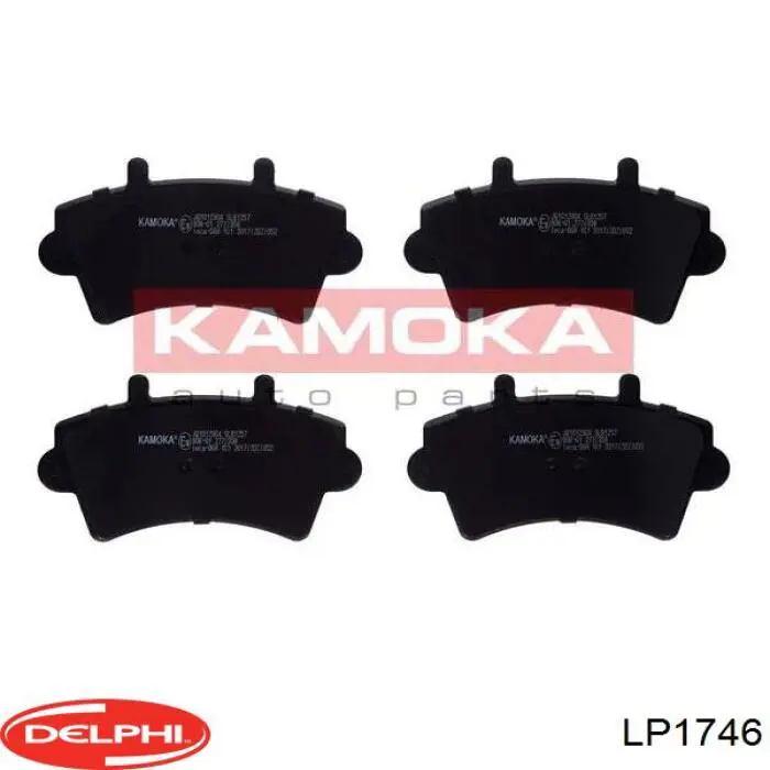Купить LP1746 Delphi Колодки тормозные