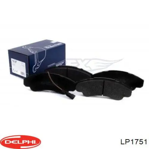 Передние тормозные колодки LP1751 Delphi