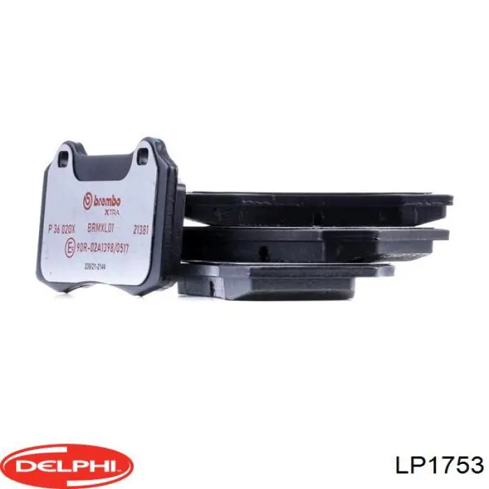 Тормозные колодки Delphi LP1753
