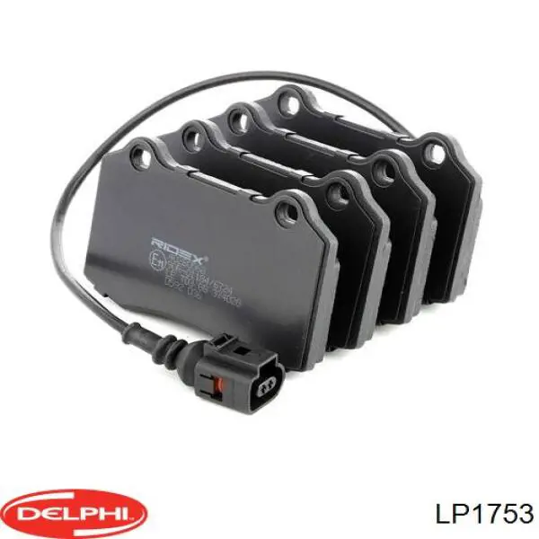 Купить LP1753 Delphi Колодки тормозные