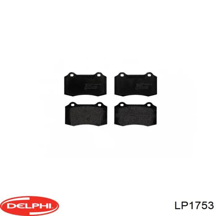 Купить LP1753 Delphi Колодки тормозные