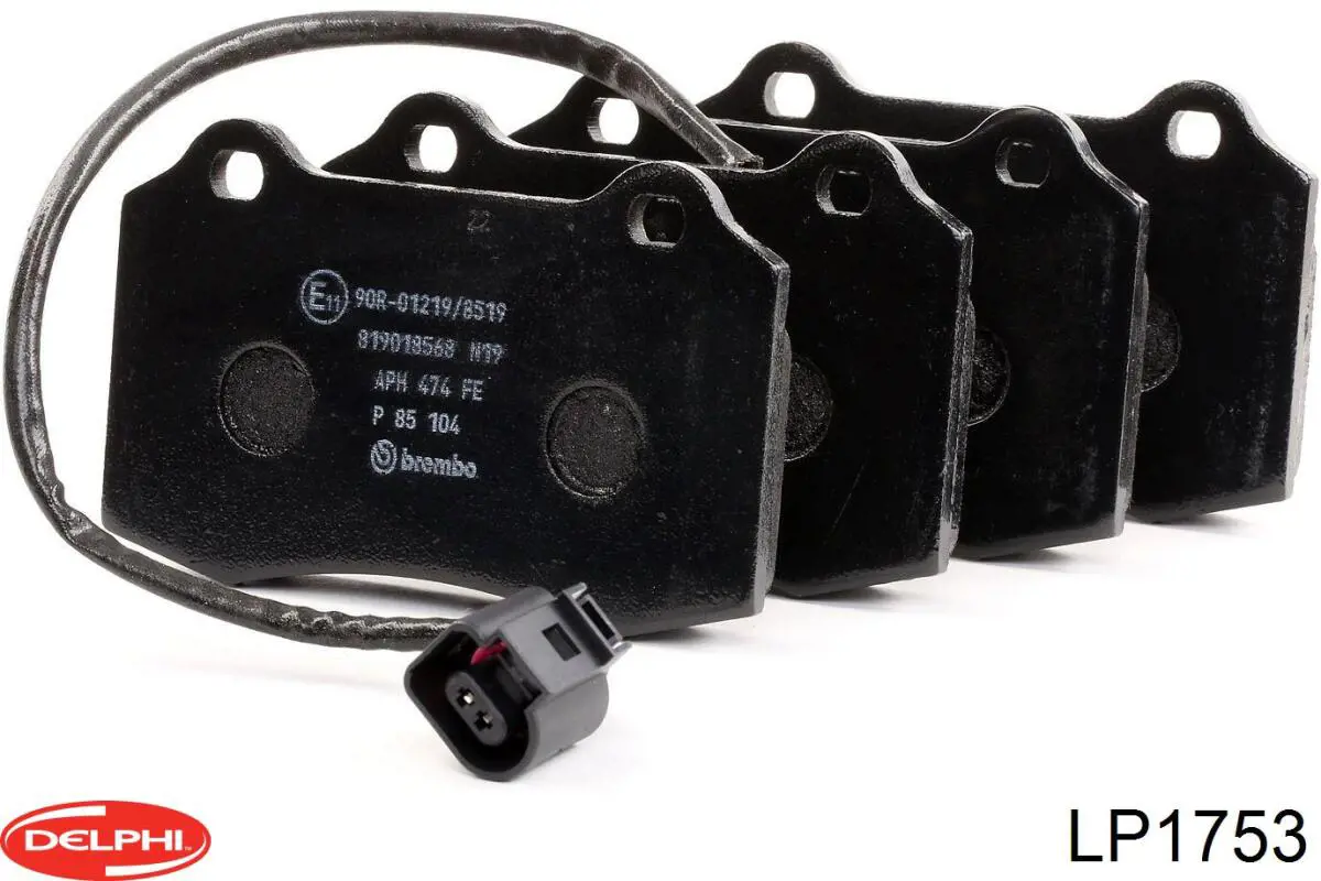 Колодки Delphi LP1753 цена, от 33.49 USD
