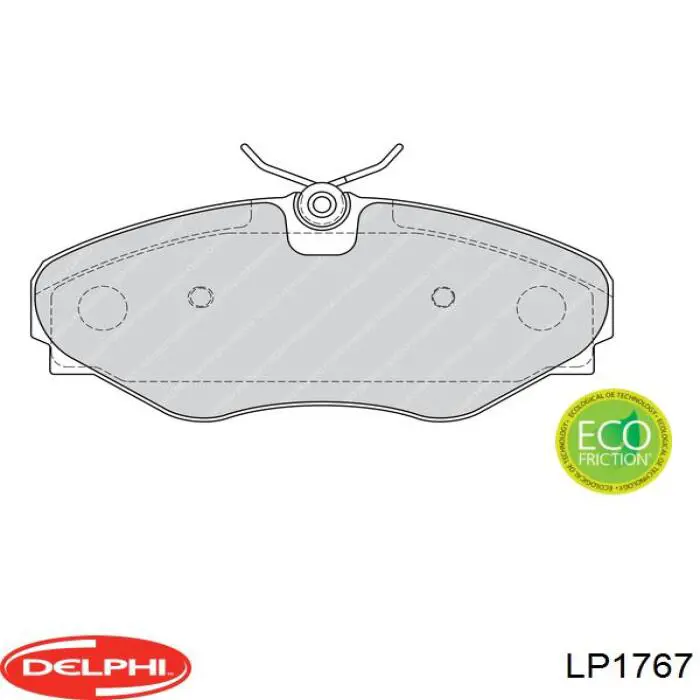Тормозные колодки Delphi LP1767