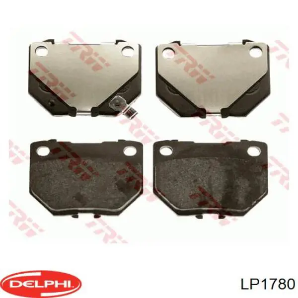Задние тормозные колодки LP1780 Delphi