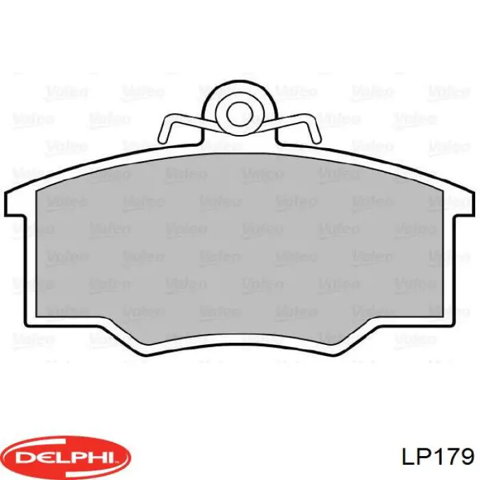 Колодки Delphi LP179 цена, от 17.35 USD