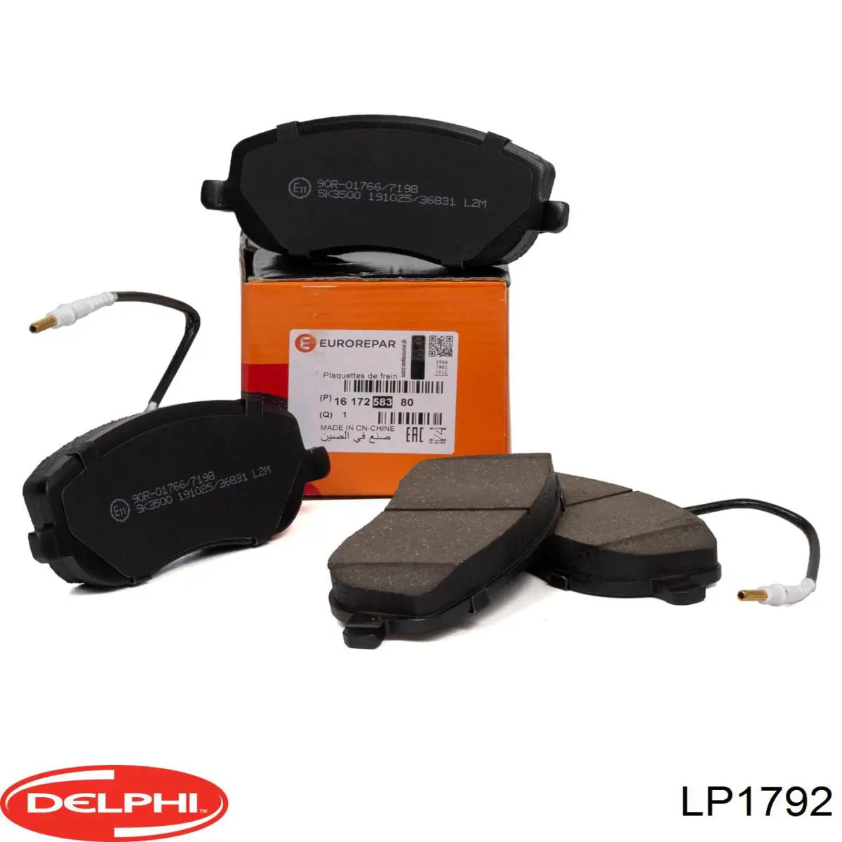 Купить LP1792 Delphi Колодки тормозные