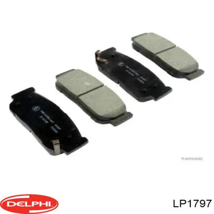 Колодки дисковые  Delphi LP1797 цена, от 21.56 USD