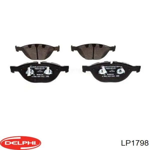 Колодки Delphi LP1798 цена, от 47.17 USD