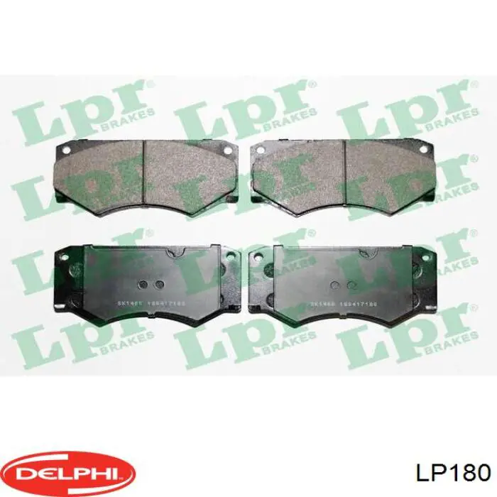 Колодки Delphi LP180 цена, от 16.74 USD
