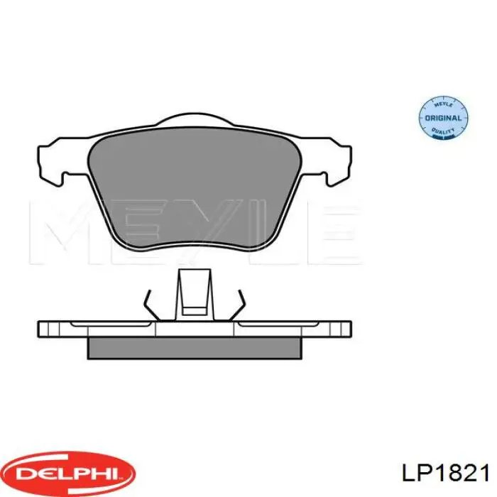 Колодки Delphi LP1821 цена, от 32.82 USD