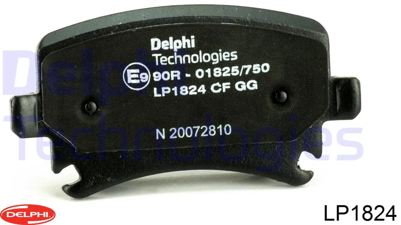 Задние тормозные колодки LP1824 Delphi