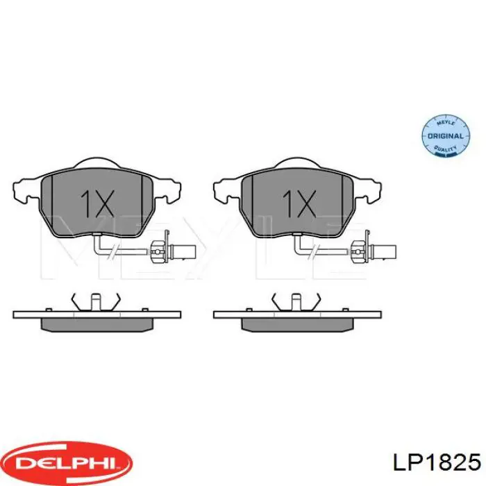 Колодки Delphi LP1825 цена, от 53.33 USD