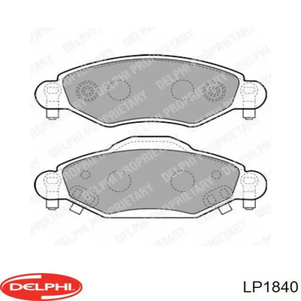 LP1840 Delphi передние тормозные колодки