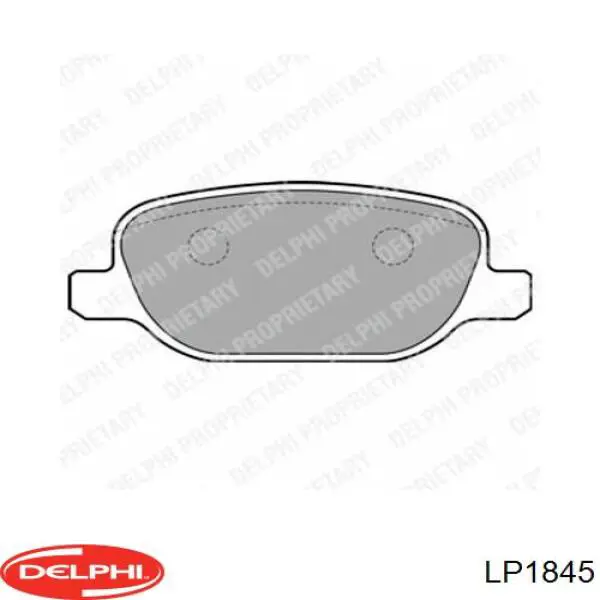 LP1845 Delphi колодки тормозные задние дисковые