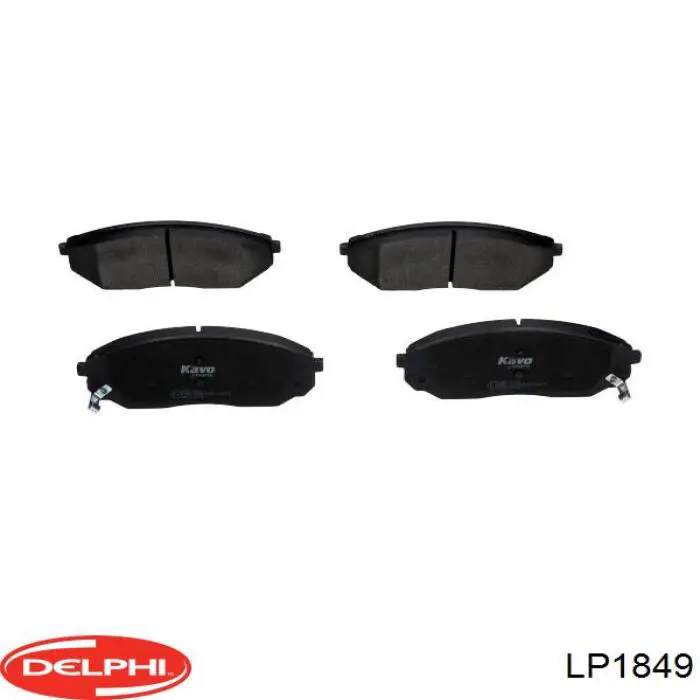 LP1849 Delphi Колодки передние