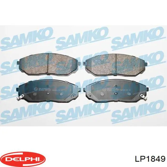Купить LP1849 Delphi Колодки тормозные