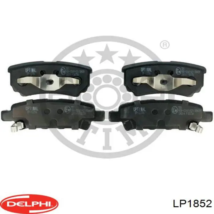 Колодки дисковые  Delphi LP1852 цена, от 16.60 USD
