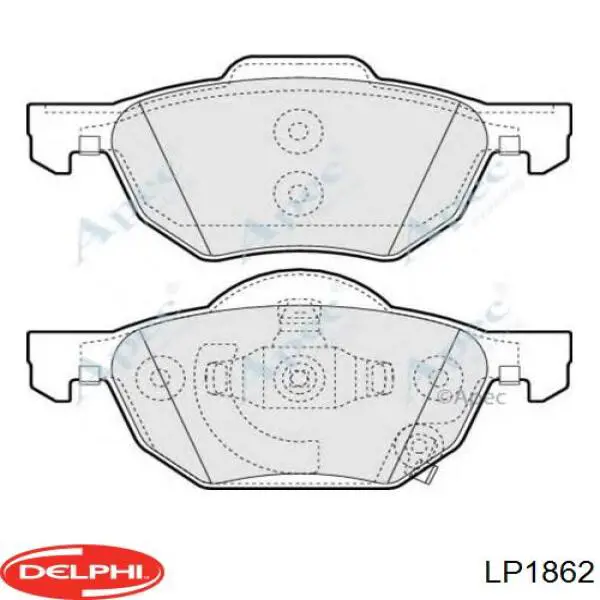 Передние тормозные колодки LP1862 Delphi