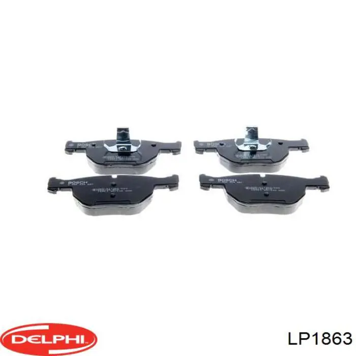 LP1863 Delphi Колодки передние