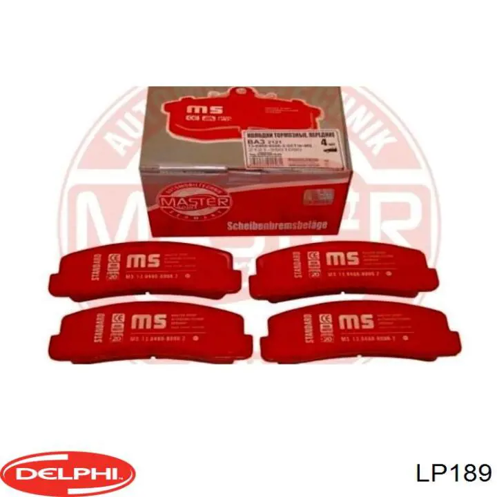Колодки Delphi LP189 цена, от 8.38 USD