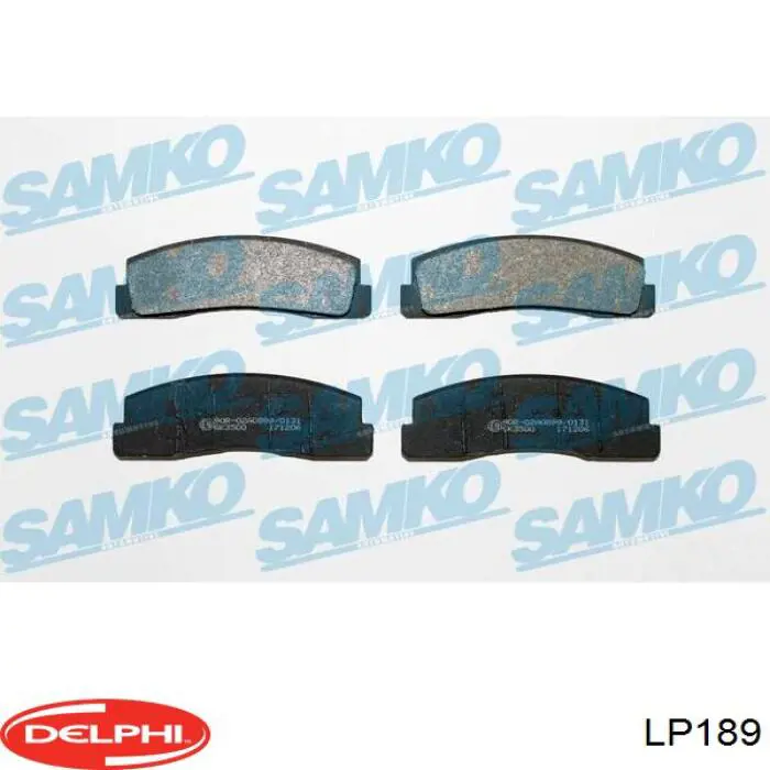 Тормозные колодки Delphi LP189