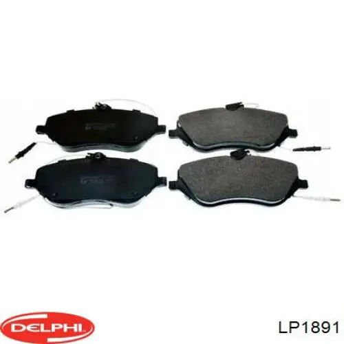 Колодки Delphi LP1891 цена, от 48.45 USD