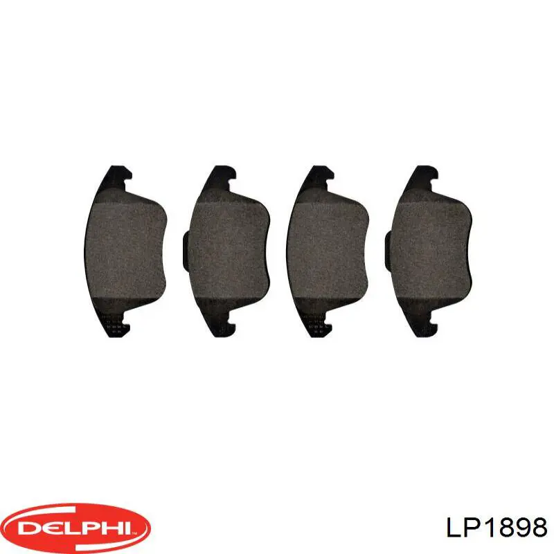 LP1898 Delphi Колодки передние