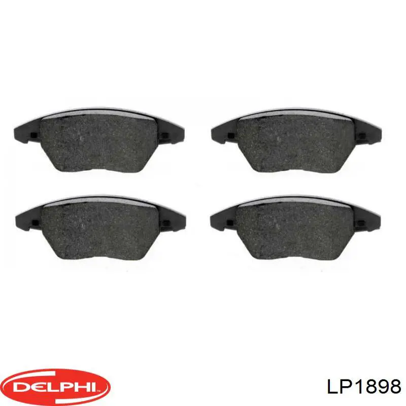 Купить LP1898 Delphi Колодки тормозные