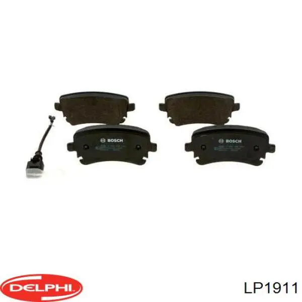 Купить LP1911 Delphi Колодки тормозные задние, дисковые
