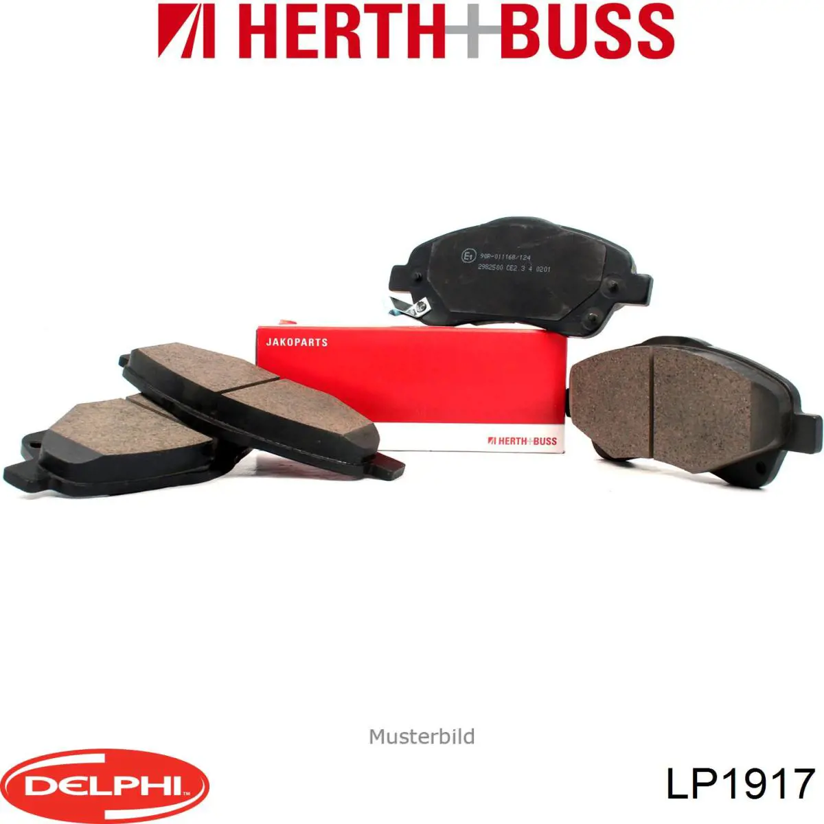 Колодки дисковые  Delphi LP1917 цена, от 22.78 USD