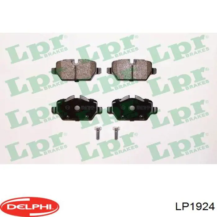 Задние тормозные колодки LP1924 Delphi