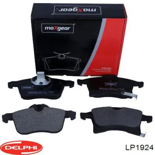 Купить LP1924 Delphi Колодки тормозные задние, дисковые