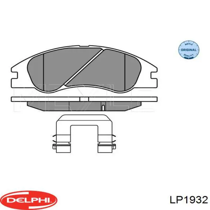 Купить LP1932 Delphi Колодки тормозные