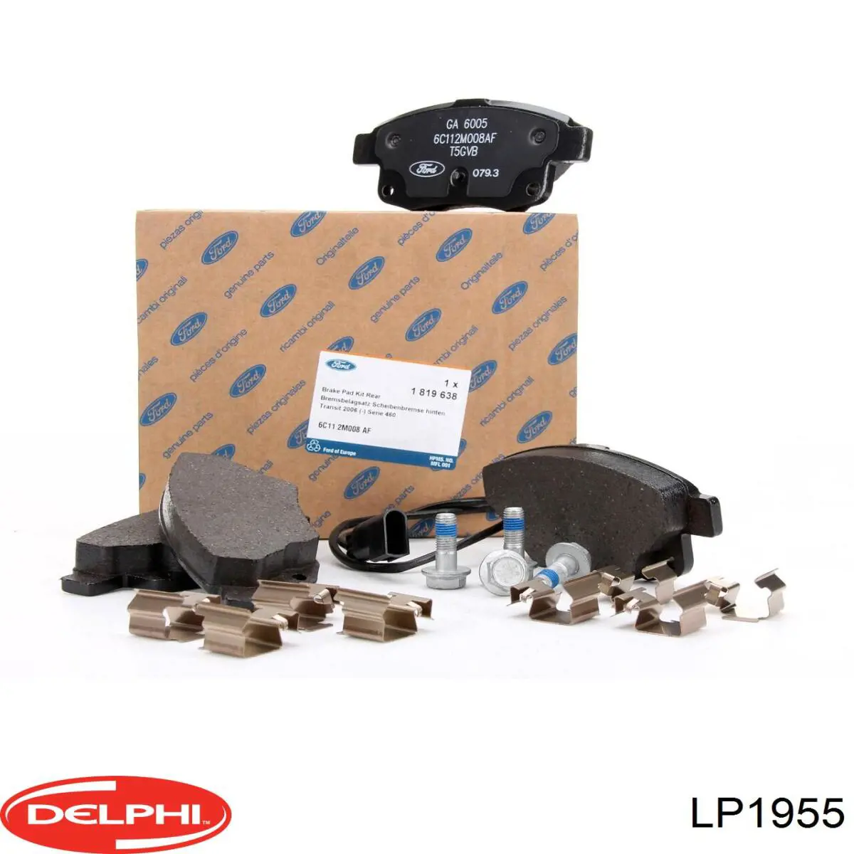 Колодки дисковые  Delphi LP1955 цена, от 21.94 USD