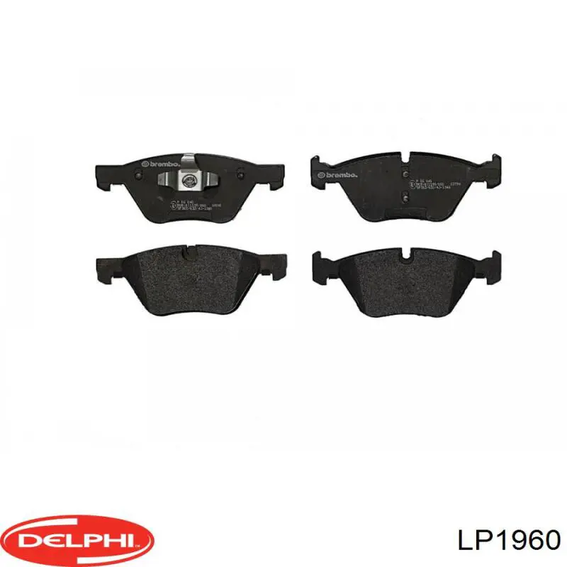 Колодки Delphi LP1960 цена, от 42.64 USD